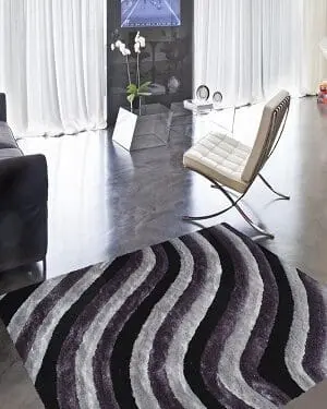 Rug Grey Waves