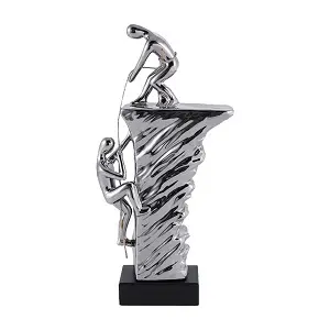 Silver Man Sculpture