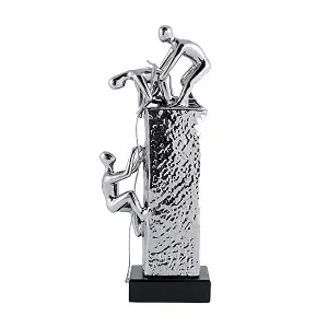 Silver Man Sculpture