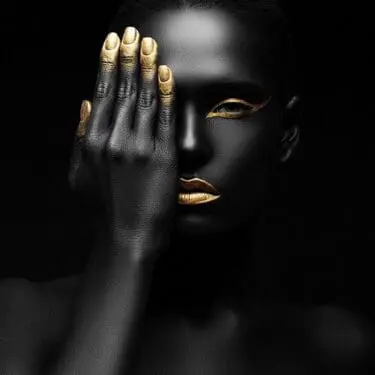 Black & Gold Girl 3