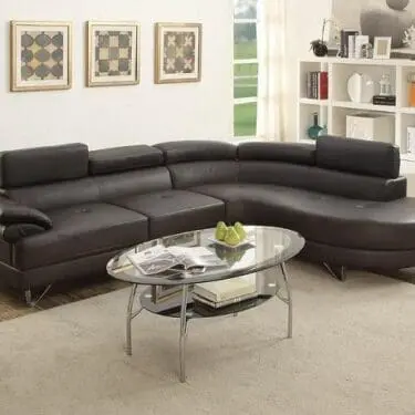 Almira Black Sectional