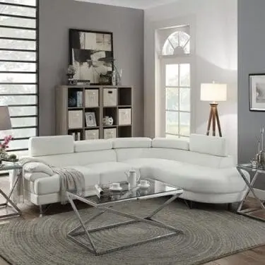 Almira White Sectional