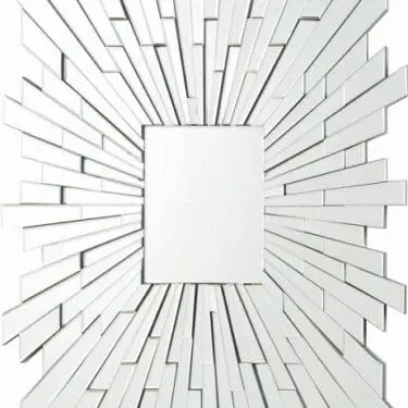 Square Sunburst Mirror