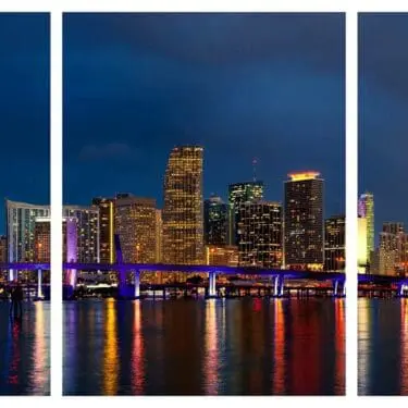3PC Miami Night  Art