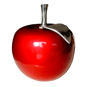 Red Apple sculpture