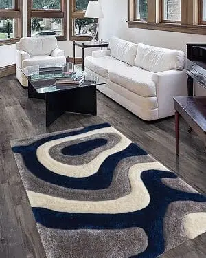 Multi color Shaggy Rug