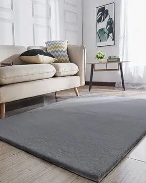 Grey Shaggy Rug