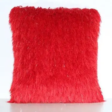 Red Shaggy Lurex