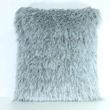 Silver Shaggy Lurex