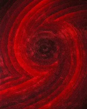 Cyclone Red Rug