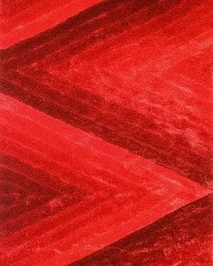 Zig Zag Red Rug