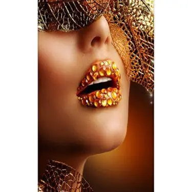 Golden Holiday Makeup