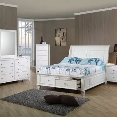 Selena  Storage White Set