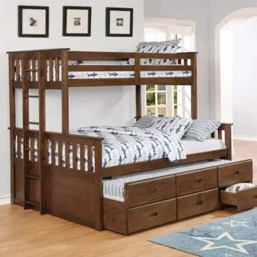 Atkin Twin Over Full 3-Drawer Bunk Bed