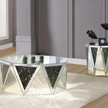 Noor Mirrored Coffee Table