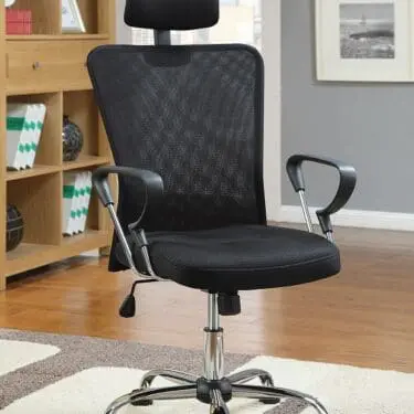 Mesh Back Office Chair Black