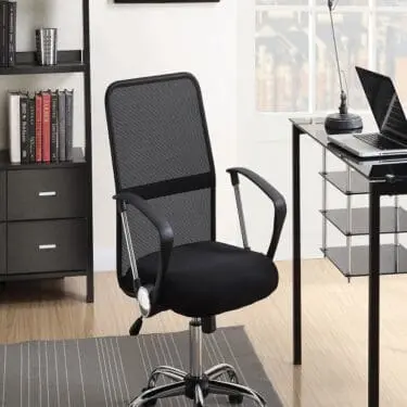 Office Chair With Mesh Backrest