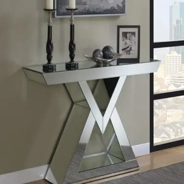 Triangle Base Console Table