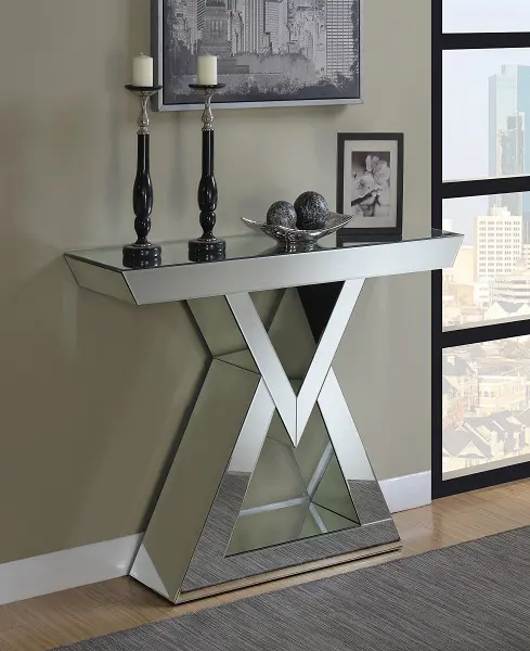 Triangle Base Console Table