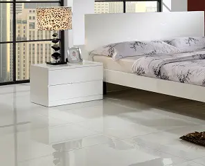 White Lacquer Nightstand