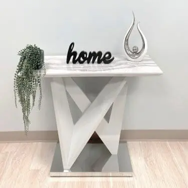 Marble finish Console table
