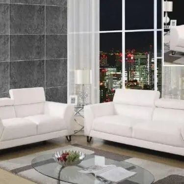 White Sofa Set