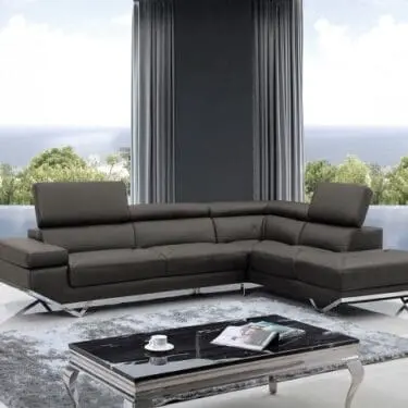 Divani Casa Quebec -Eco Leather Sectional