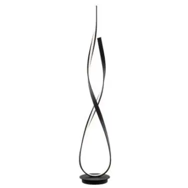 Vinena LED Floor Lamp/Matte Black