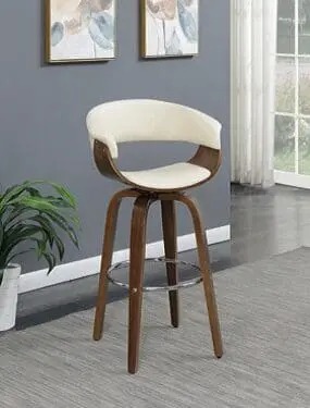 Upholstered Swivel Bar Stool