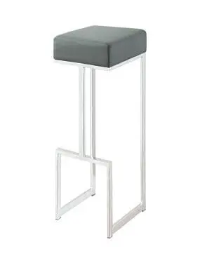 Grey Square Bar Stool