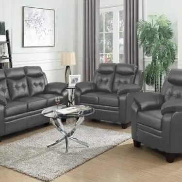 Finley Tufted Upholstered Sofa Set