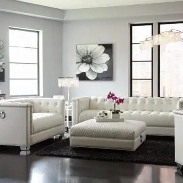 Chaviano Tufted Upholstered Sofa Set