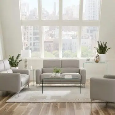 Glenmark Living Taupe Sofa Set