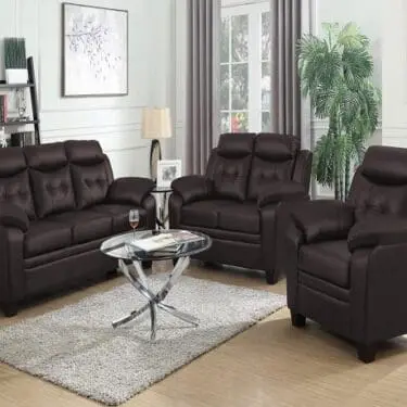 Finley Tufted Upholstered Sofa & Loveseat