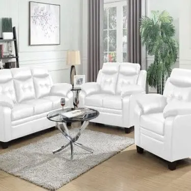 Finley Tufted Upholstered Sofa & Loveseat