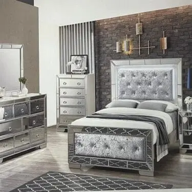 Monarch Mirrored Bedroom set