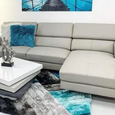 Lloris Light Gray Sectional