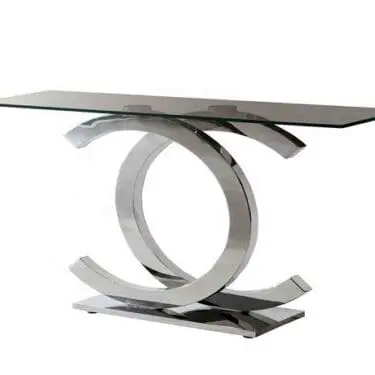 Silver Console Table