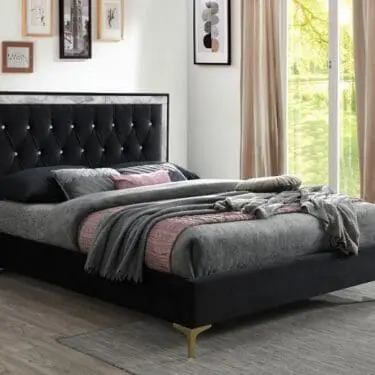 Rowan Black Bed