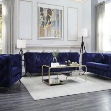 Atronia Velvet Sofa Set