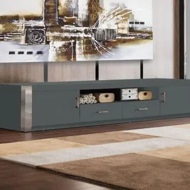 Gray TV Stand