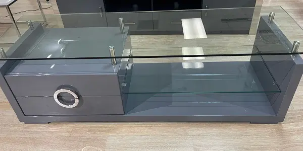 White Glossy TV Stand - Image 3