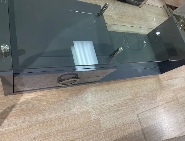 White Glossy TV Stand - Image 4