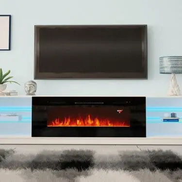Boston Electric Fireplace 79"