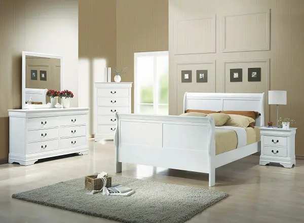 King Bed, 1 Night Stand, Mirror and Dresser