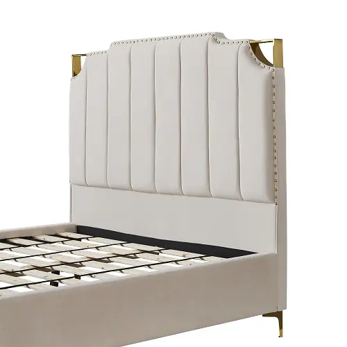 Liam Velvet Bed - Image 7