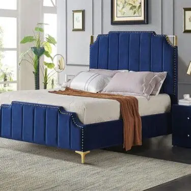 Liam Velvet Bed