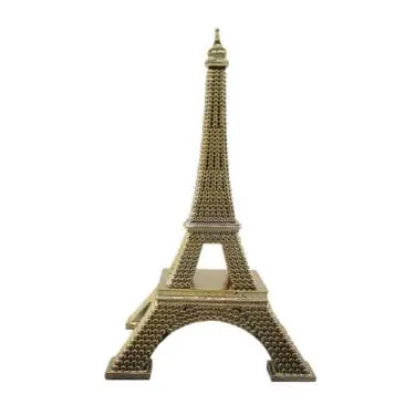 22" Gold Eiffel Tower