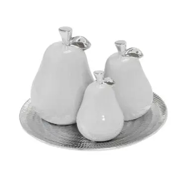 4pc Plain Pear Set