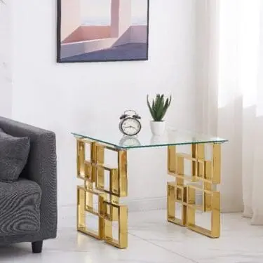 Gold luxury End Table